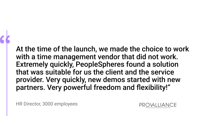 Provalliance customer quote